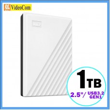 WD My Passport 1TB (白色) WDBYVG0010BWT - 2.5" USB3.2 GEN1 可攜式外置式硬碟  803WDBYVG0010BWT-V02